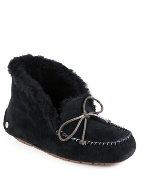 UGG Women's Alena is a versatile, water-resistant suede moccasin slipper